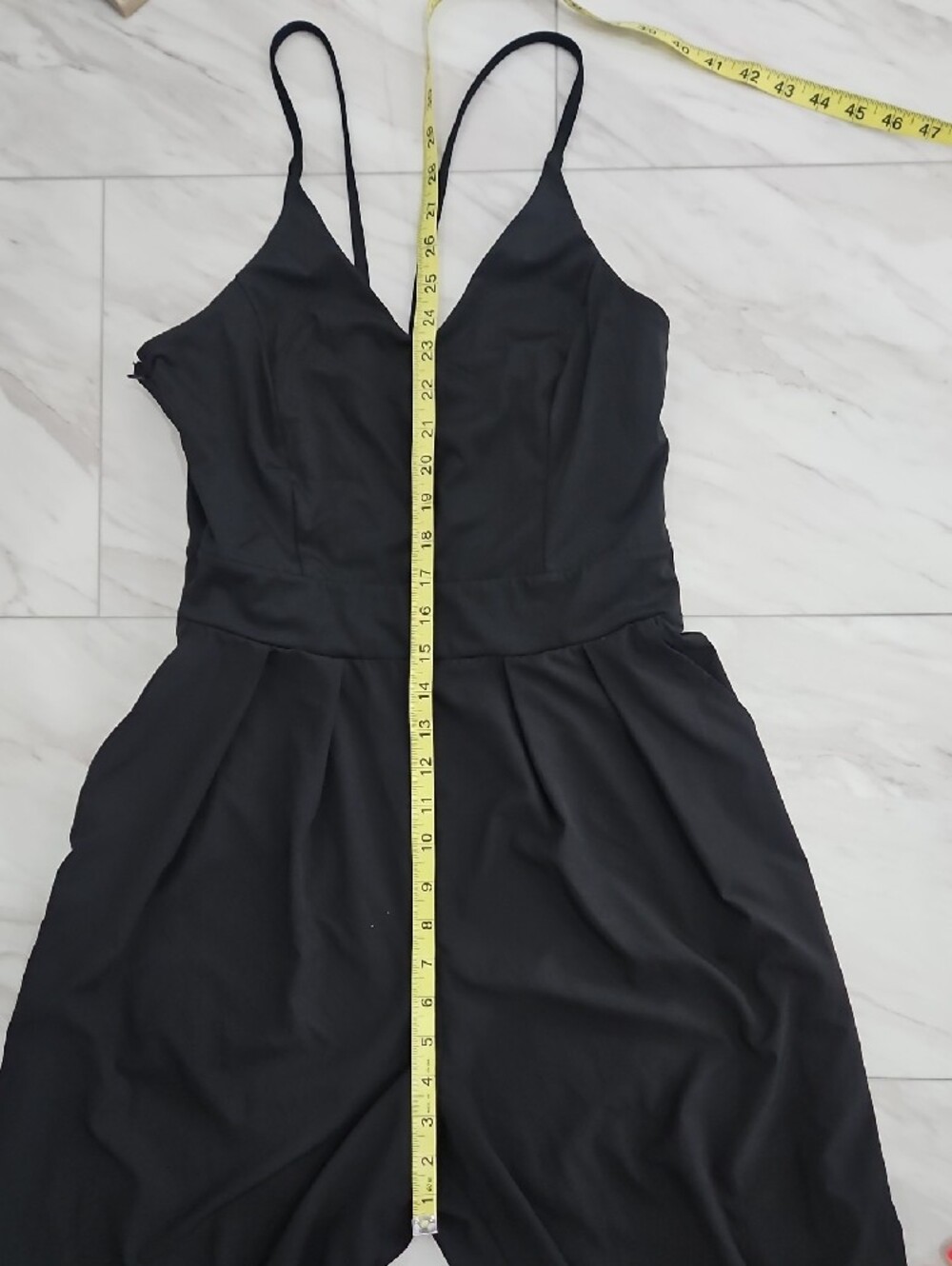 Halara Black Wide-Leg Jumpsuit with Spaghetti Straps - Picture 5 of 6